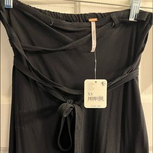 Free People black maxi skirt size XS